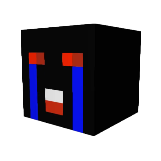 EthanTheGreen Minecraft avatar head, 3D render