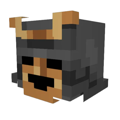 EthanVeee Minecraft avatar head, 3D render