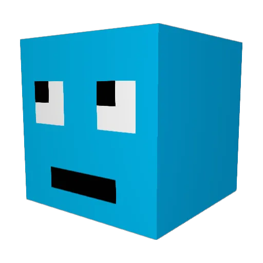 EthanWaltar Minecraft avatar head, 3D render