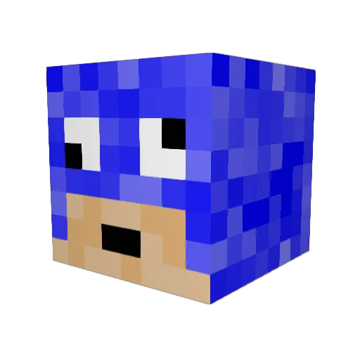 EthanWestbrook Minecraft avatar head, 3D render
