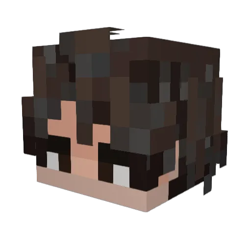 EthanXD112 Minecraft avatar head, 3D render