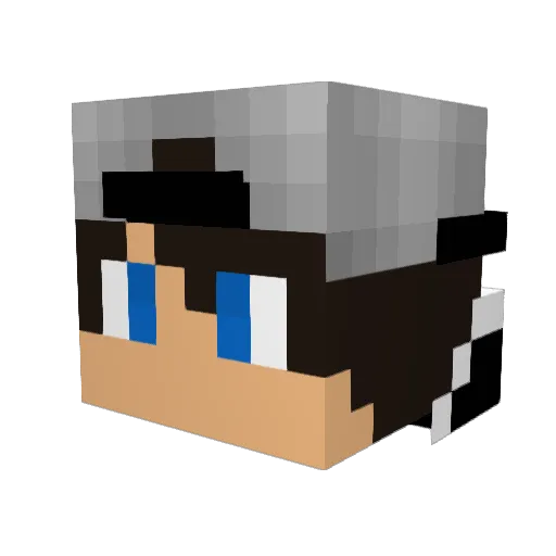 Ethan_30 Minecraft avatar head, 3D render