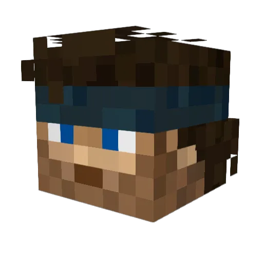 Ethan_AL Minecraft avatar head, 3D render