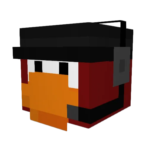 Ethan_SC Minecraft avatar head, 3D render
