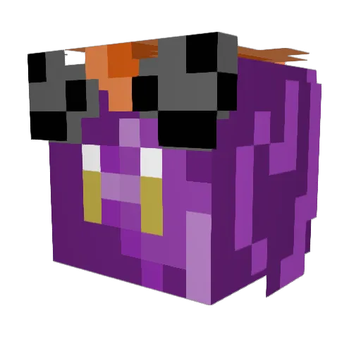 Ethan__12 Minecraft avatar head, 3D render