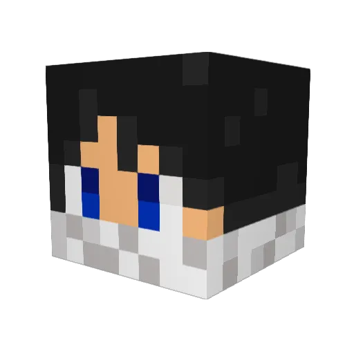 Ethan_hunt_2013 Minecraft avatar head, 3D render