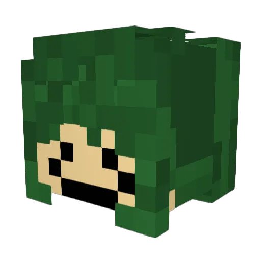 Ethandm15 Minecraft avatar head, 3D render