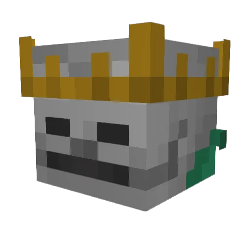 Ethane2Lane Minecraft avatar head, 3D render