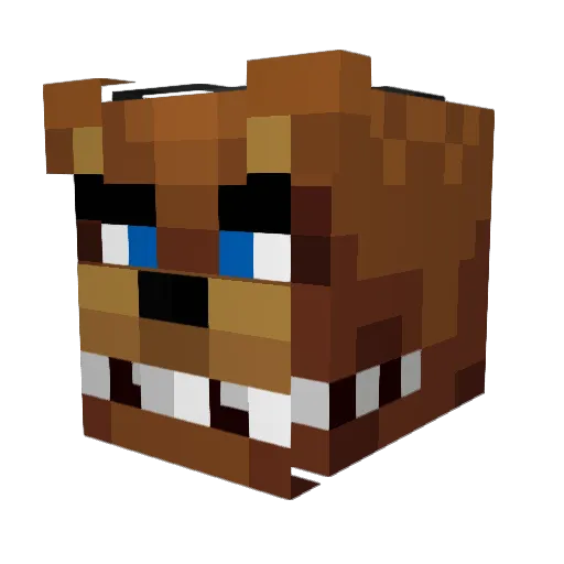 Ethanfazbear606 Minecraft avatar head, 3D render
