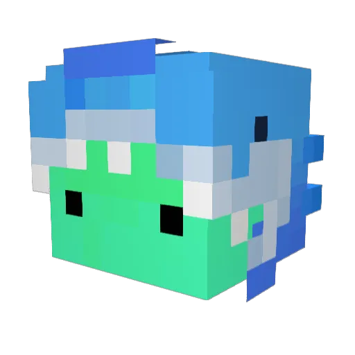 Ethanfun11 Minecraft avatar head, 3D render