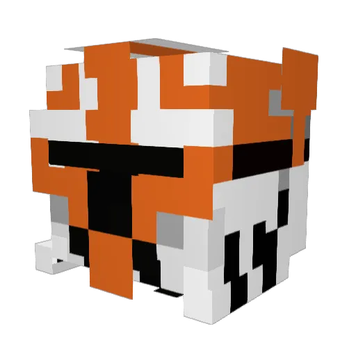 Ethanmc_02 Minecraft avatar head, 3D render