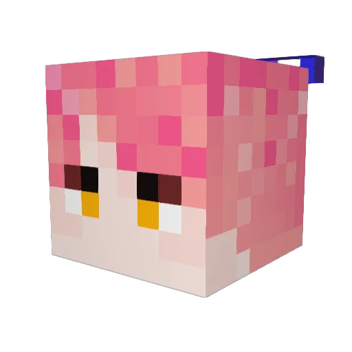 Ethann_16 Minecraft avatar head, 3D render