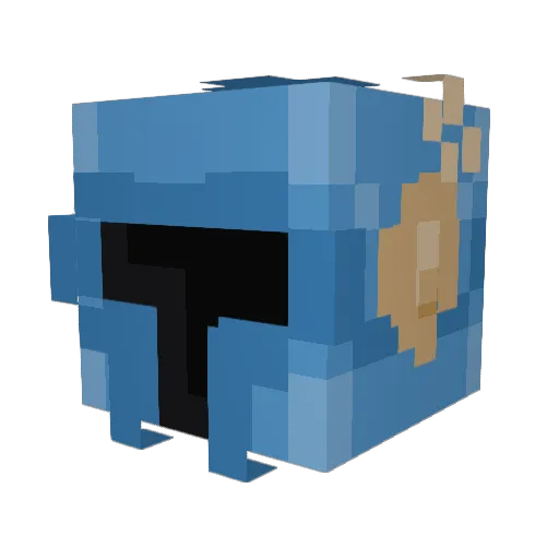 Ethanol574 Minecraft avatar head, 3D render