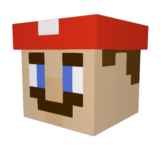EthanpushingP69 Minecraft avatar head, 3D render