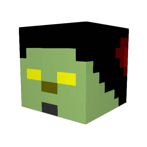 Ethanrules959 Minecraft avatar head, 3D render