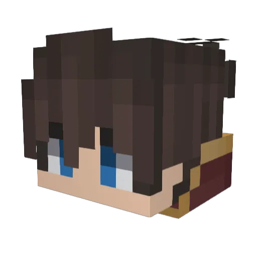Ethanthegrand Minecraft avatar head, 3D render