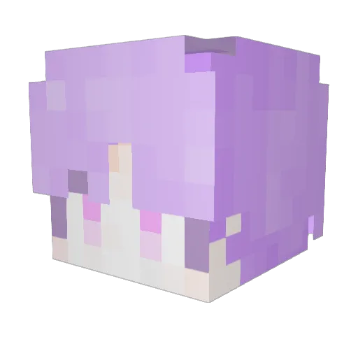 EtharMeansHeart Minecraft avatar head, 3D render