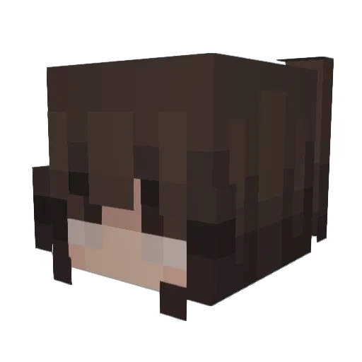 Etheii Minecraft avatar head, 3D render