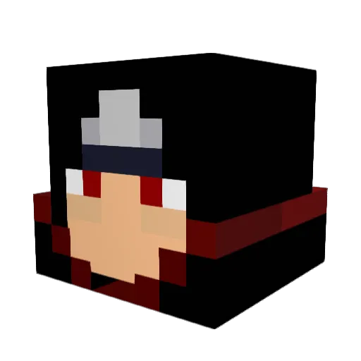 EtherUnlimited Minecraft avatar head, 3D render