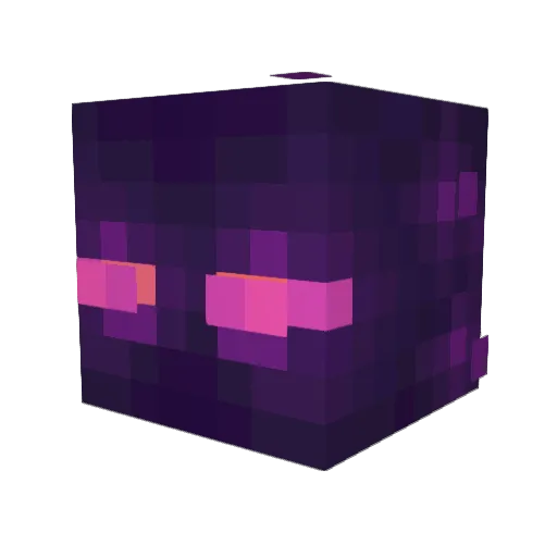 EtherXZ Minecraft avatar head, 3D render