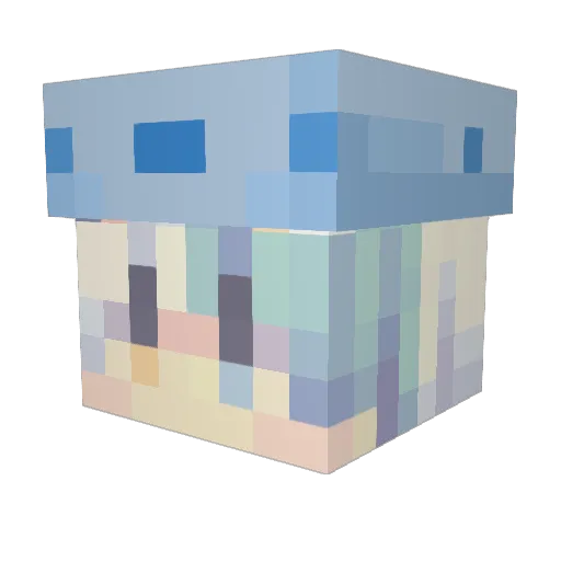 Ethereal0915 Minecraft avatar head, 3D render
