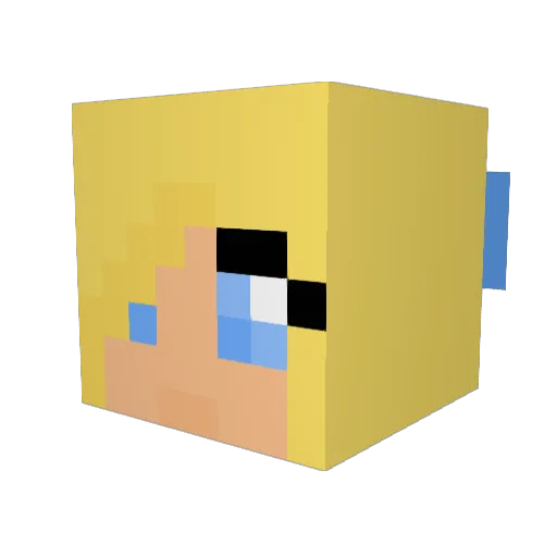 EtherealInferno Minecraft avatar head, 3D render