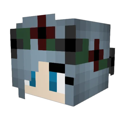 Ethereal_Kai Minecraft avatar head, 3D render