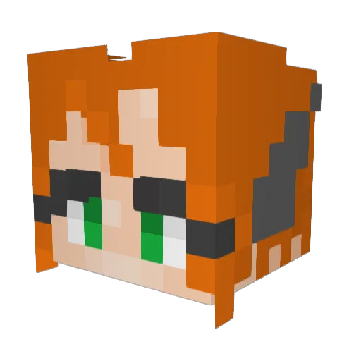 Ethereal_Pancake Minecraft avatar head, 3D render
