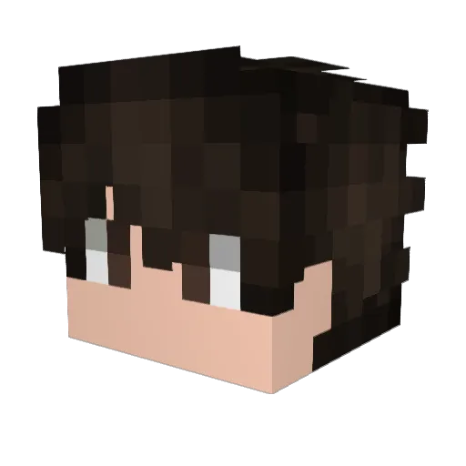 Etherealo_O Minecraft avatar head, 3D render