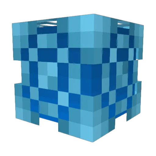 Ethernaa Minecraft avatar head, 3D render