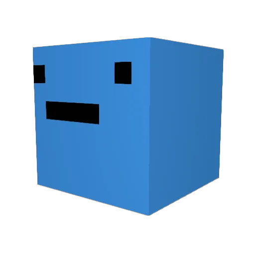EtheyBoi Minecraft avatar head, 3D render