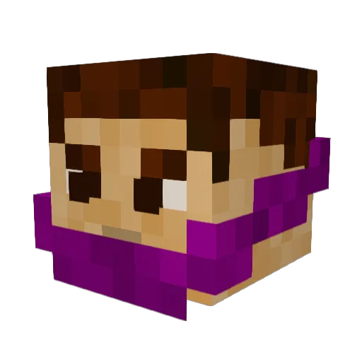 Ethiop_Ian Minecraft avatar head, 3D render