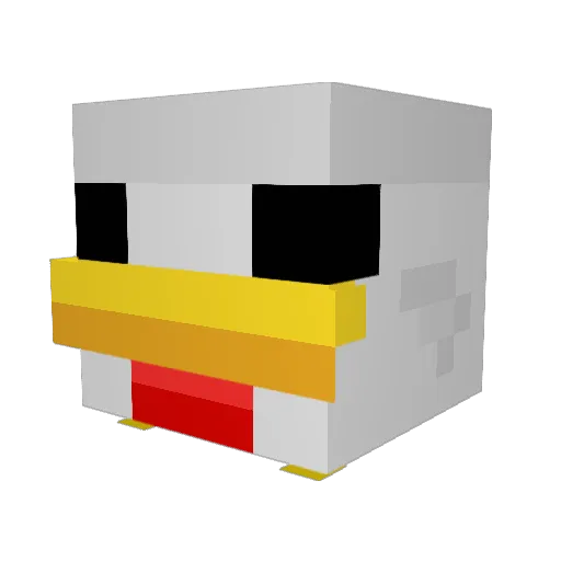 Ethlk8945 Minecraft avatar head, 3D render