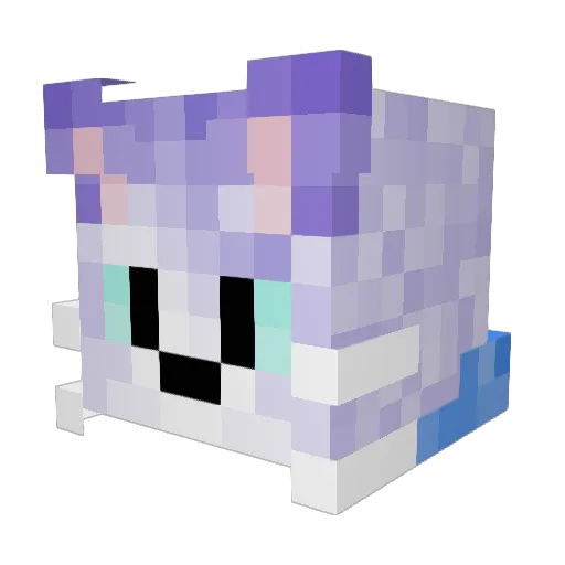 Ethno1 Minecraft avatar head, 3D render