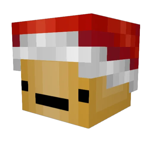 Etho12X Minecraft avatar head, 3D render