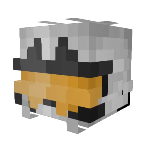 Ethomas2000 Minecraft avatar head, 3D render