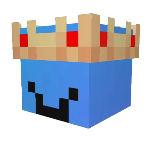 Ethrnl5154 Minecraft avatar head, 3D render