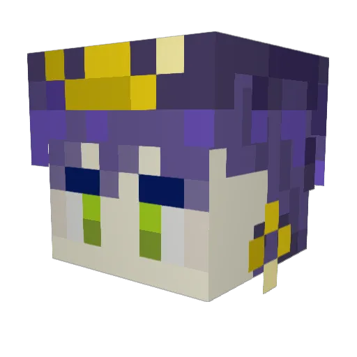 EthxnTheBoi Minecraft avatar head, 3D render