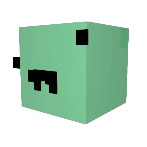 Ethy007 Minecraft avatar head, 3D render