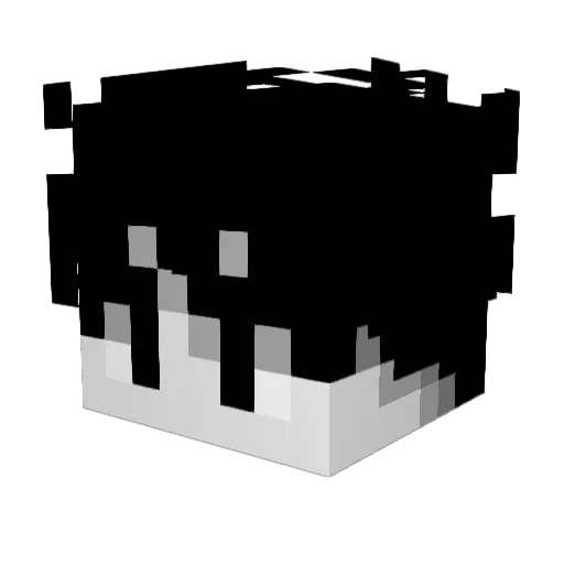 Etidy8 Minecraft avatar head, 3D render