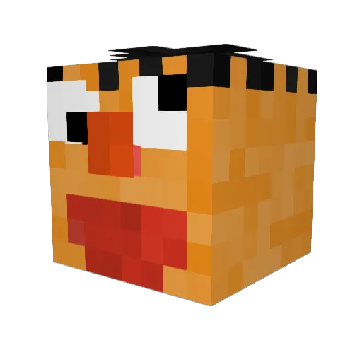 EtienneDaMan377 Minecraft avatar head, 3D render