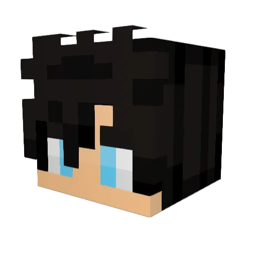 Etlas_Miles18 Minecraft avatar head, 3D render