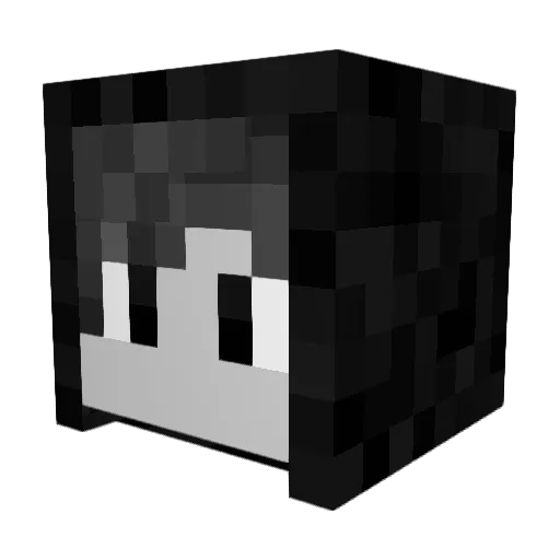 Etnad_ Minecraft avatar head, 3D render