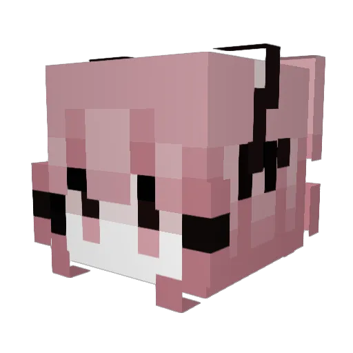 EtoKinya Minecraft avatar head, 3D render