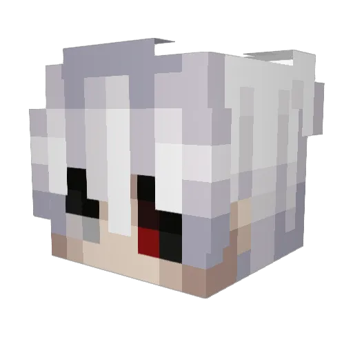 Etqt Minecraft avatar head, 3D render