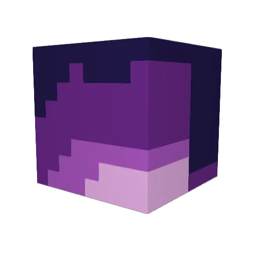 Etrain24 Minecraft avatar head, 3D render