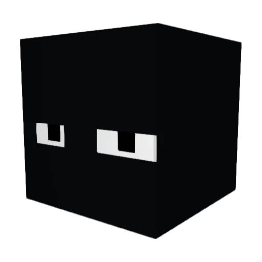 EtsSen Minecraft avatar head, 3D render