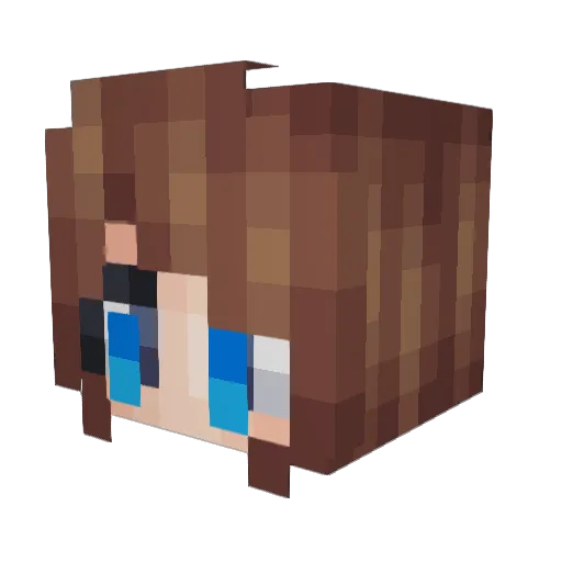 Etuffy03 Minecraft avatar head, 3D render