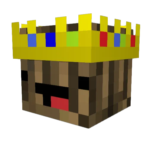 Etx_9 Minecraft avatar head, 3D render