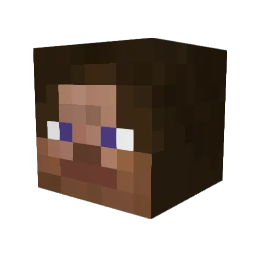 EtzanKLS Minecraft avatar head, 3D render